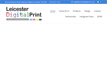 Tablet Screenshot of leicesterdigitalprint.co.uk